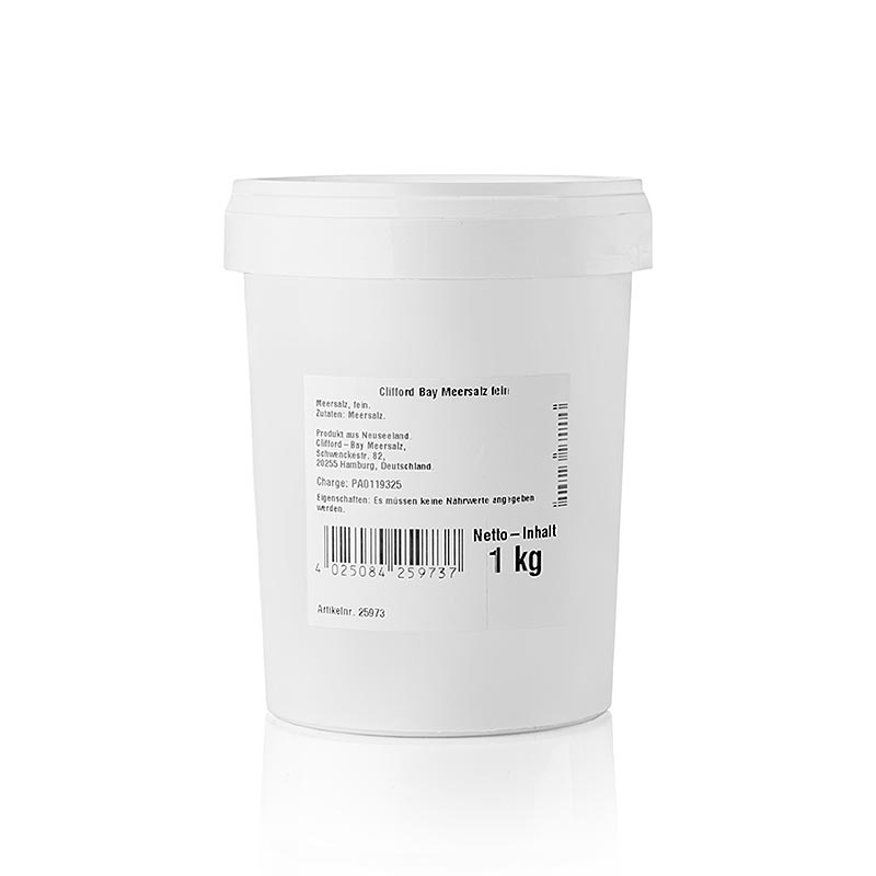 Clifford Bay, feinkörniges Meersalz, Neuseeland, 1 kg