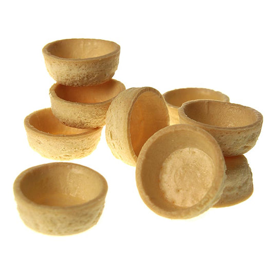 Dessert-Tartelettes - Classic, rund, ø 5 cm, Mürbeteig, vegan, 1,785 kg, 184 St
