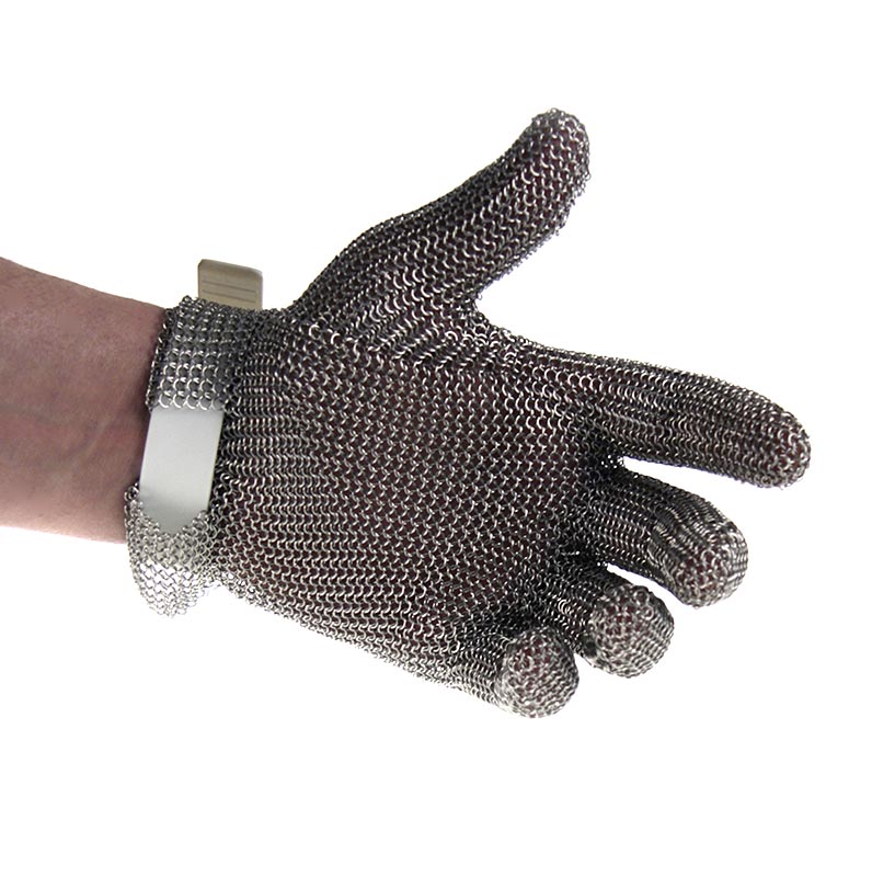 Austernhandschuh Euroflex - Kettenhandschuh, Grösse S (1), weiss, 1 St