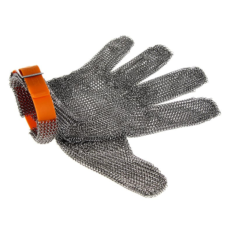 Austernhandschuh Euroflex - Kettenhandschuh, Grösse XL (4), orange, 1 St