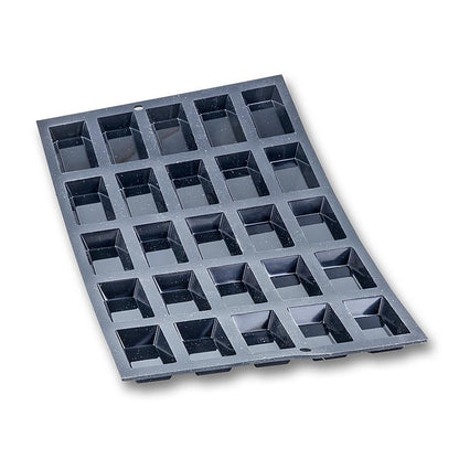 deBUYER Backform Moul´flex, 25 Mini-Finanziers, 49x26mm, 11mm hoch, 17,5x30cm, 1