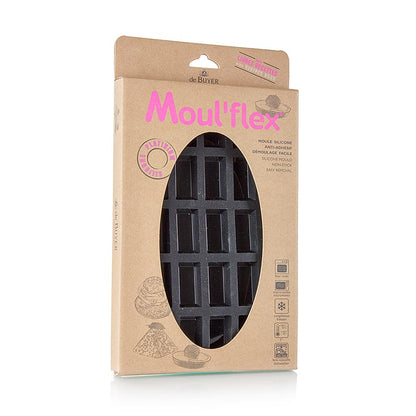 deBUYER Backform Moul´flex, 25 Mini-Finanziers, 49x26mm, 11mm hoch, 17,5x30cm, 1