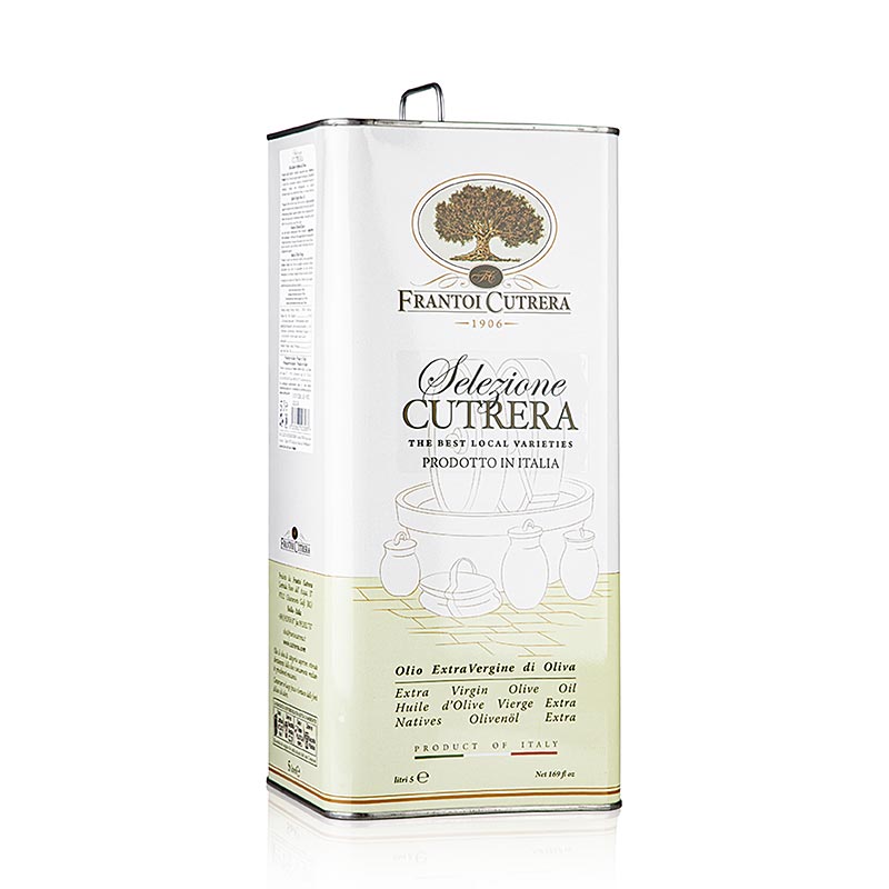 Natives Olivenöl Extra, Frantoi Cutrera "Selezione Cutrera", intensiv, 5 L