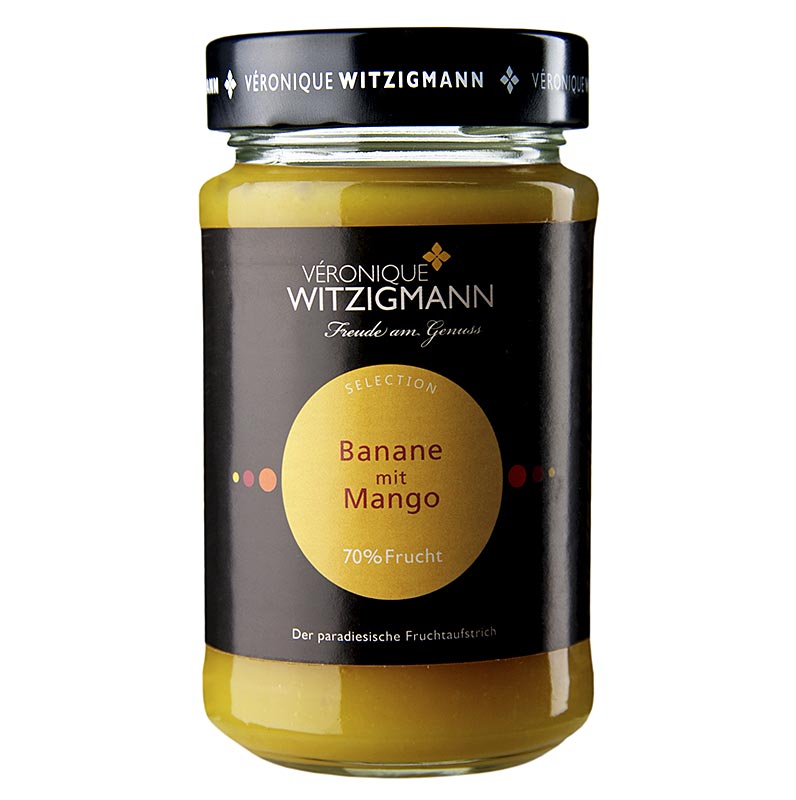 Banane mit Mango - Fruchtaufstrich, 225 g