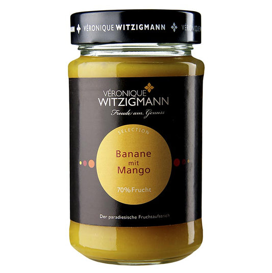 Banane mit Mango - Fruchtaufstrich, 225 g