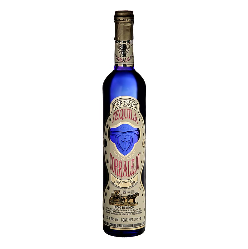 Corralejo Reposado Tequila, strohfarben, 6 Monate Eichenfass, 38% vol., 700 ml