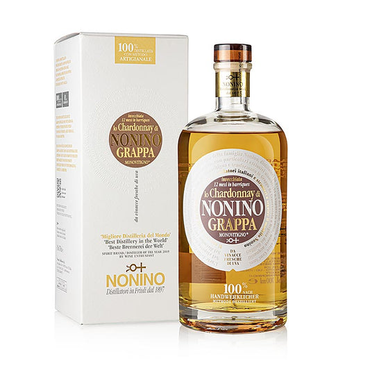 Grappa Monovitigno Lo Chardonnay Barriques, Rebsortengrappa, 41% vol., Nonino, 700 ml