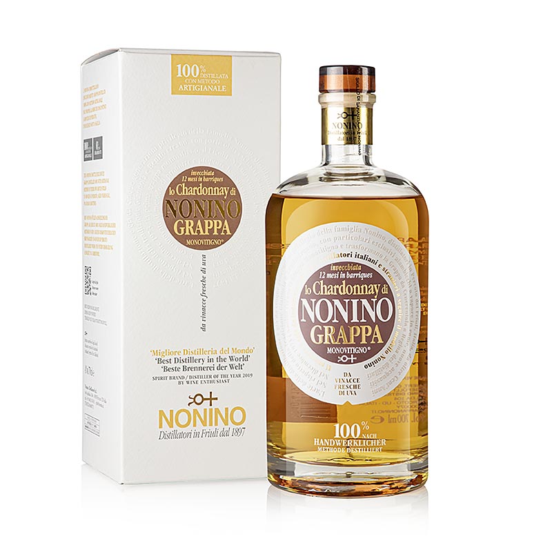 Grappa Monovitigno Lo Chardonnay Barriques, Rebsortengrappa, 41% vol., Nonino