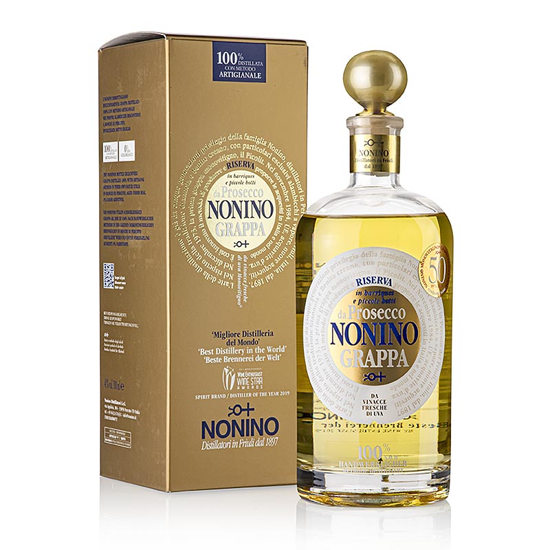 Grappa Monovitigno Il Prosecco Barriques, Rebsortengrappa, 41% vol., Nonino