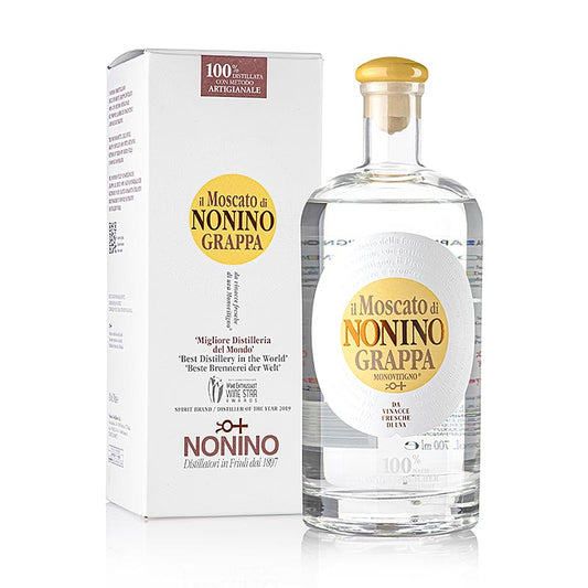 Grappa Monovitigno Il Moscato, Rebsortengrappa, 41% vol., Nonino, 700 ml