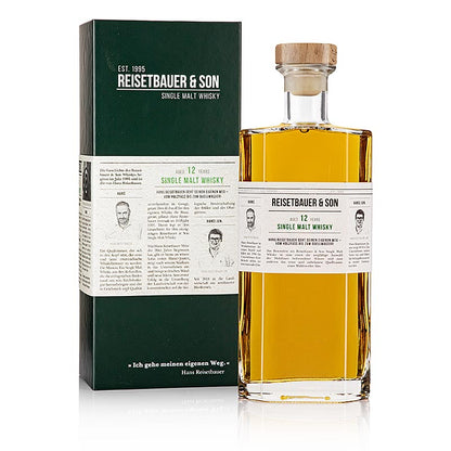 Single Malt Whisky Reisetbauer, 12 Jahre - limitierte Edition, 48 % vol., 700 ml
