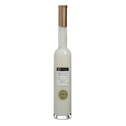 Chocolat "blanc" & Grappa, Schokoladenlikör, weiß, 15% vol., Eberle, 350 ml