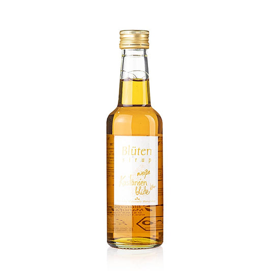 Deutsche Blütensekt Manufaktur - Blütensirup weiße Kastanienblüte, 1:10, BIO, 250 ml