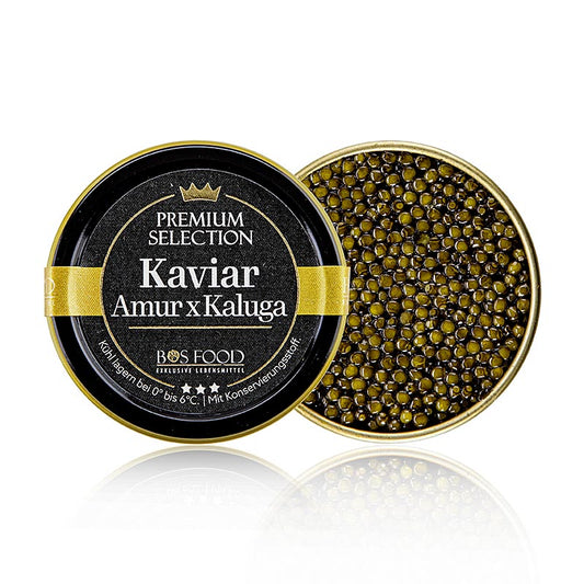 Imperial Auslese Kaviar, Kreuzung Amur x Kaluga Stör (schrenckii x dau), China, 30 g