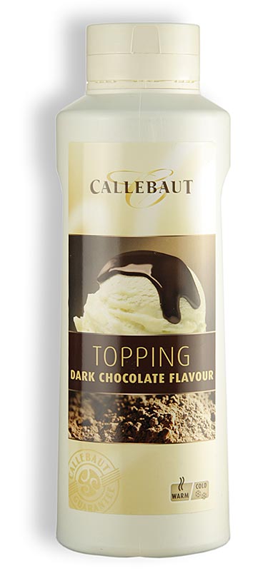 Schokoladensauce, Topping, warm & kalt verwendbar, Callebaut, 1 kg