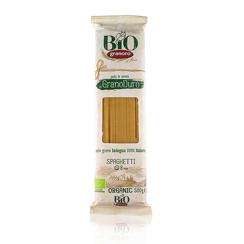 Pasta Granoro, Spaghetti Vermicelloni No.12, 2 mm, BIO, 500 g