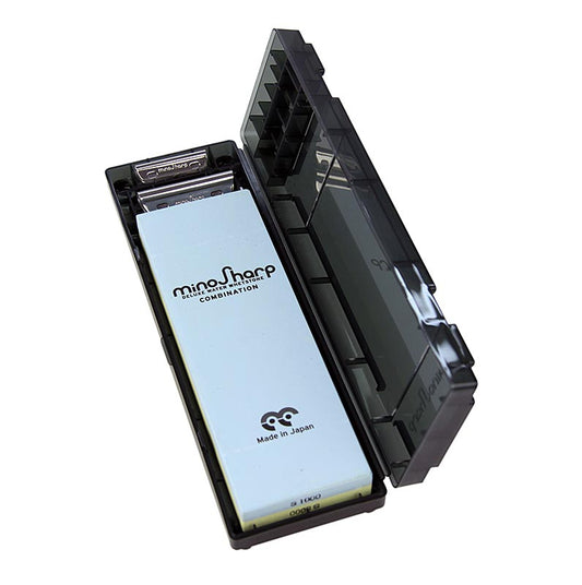 Mino Sharp Schleifstein (Wasser) Kombistein 1000/8000, mit Plastikhalter No. 472, 1 St