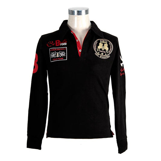 EDITION BOS FOOD Polo-Shirt La Guajiro, Langarm, schwarz/rot, Damen Gr. XL, 1 St
