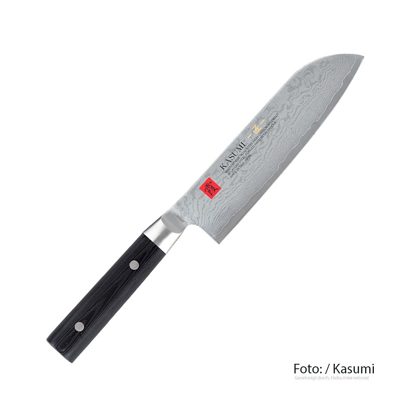 Kasumi MP-07 Masterpiece Damast Santoku, 18cm, 1 St