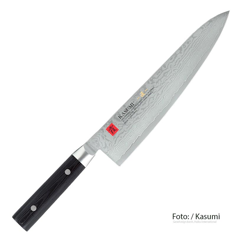 Kasumi MP-12 Masterpiece Damast Kochmesser, 24 cm, 1 St