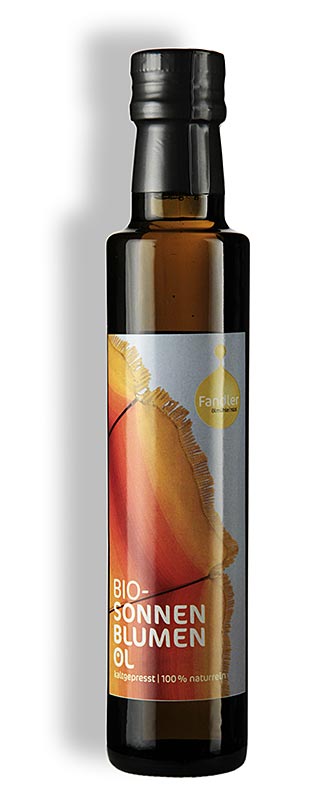 Sonnenblumenöl, kaltgepresst, Fandler, BIO, 250 ml