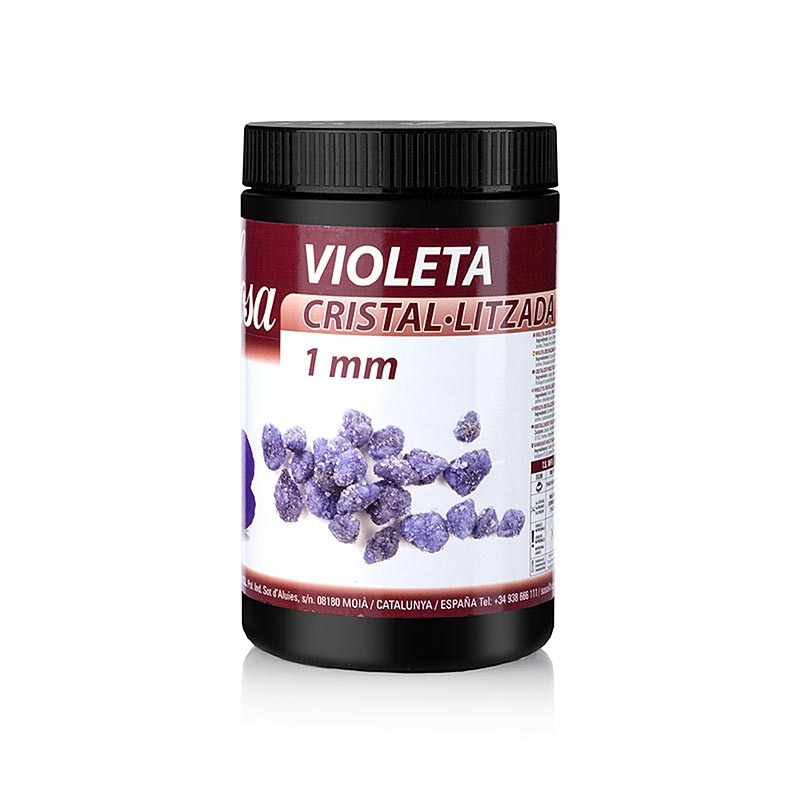 Sosa Kristallisierte Veilchenblütenstücke, violett, 1 mm Stücke, 500 g