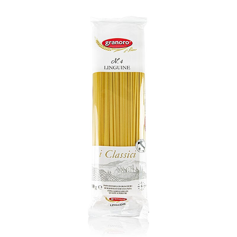 Granoro Linguine, Bandnudel, 2 mm, No.4, 12 kg, 24 x 500 g
