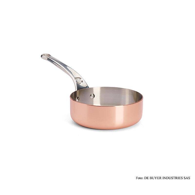 deBUYER "Prima Matera" Induktions Sauteuse, gerade, Kupfer-Edelstahl, ø 16cm, 1