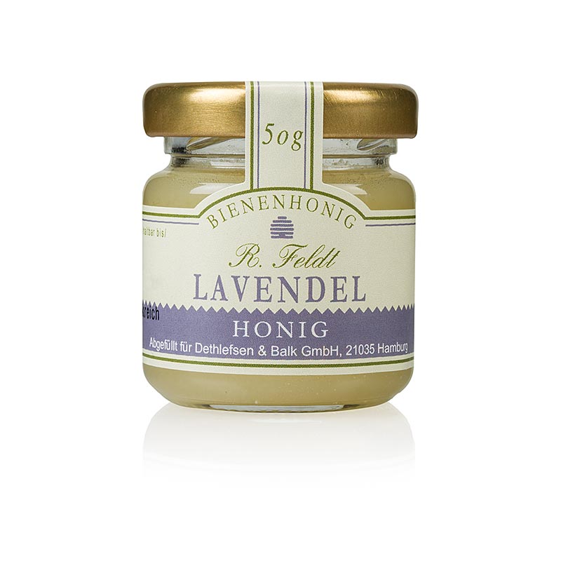 Lavendel-Honig, weiss, cremig, vollblumig, Portionsglas, 50 g