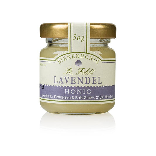 Lavendel-Honig, weiss, cremig, vollblumig, Portionsglas, 50 g