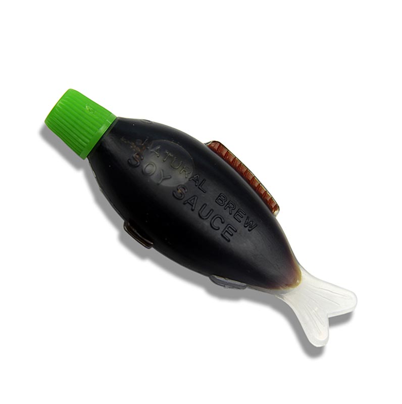 Shoyu, in Portionsfläschchen/Fischform, Japan, 1,2 L, 300 x 4 ml