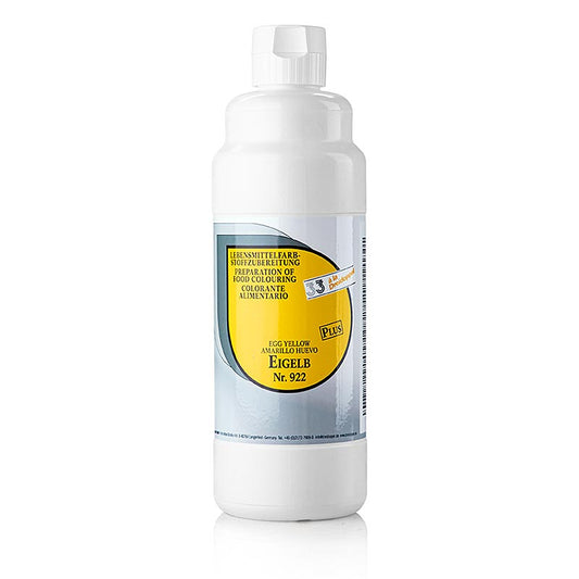 Lebensmittelfarbe Flüssig plus, eigelb, 922, Dreidoppel, 1 L