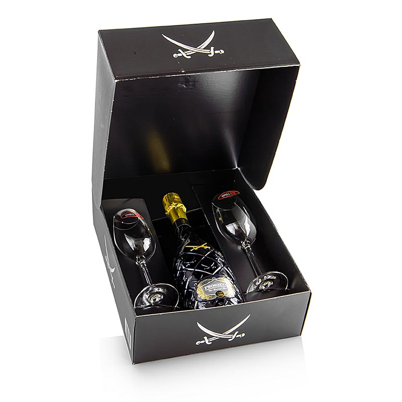 Sansibar´s Best San Simone Prosecco Brut 0,75 L + 2 Riedel Champagnergläser, 3 tlg.