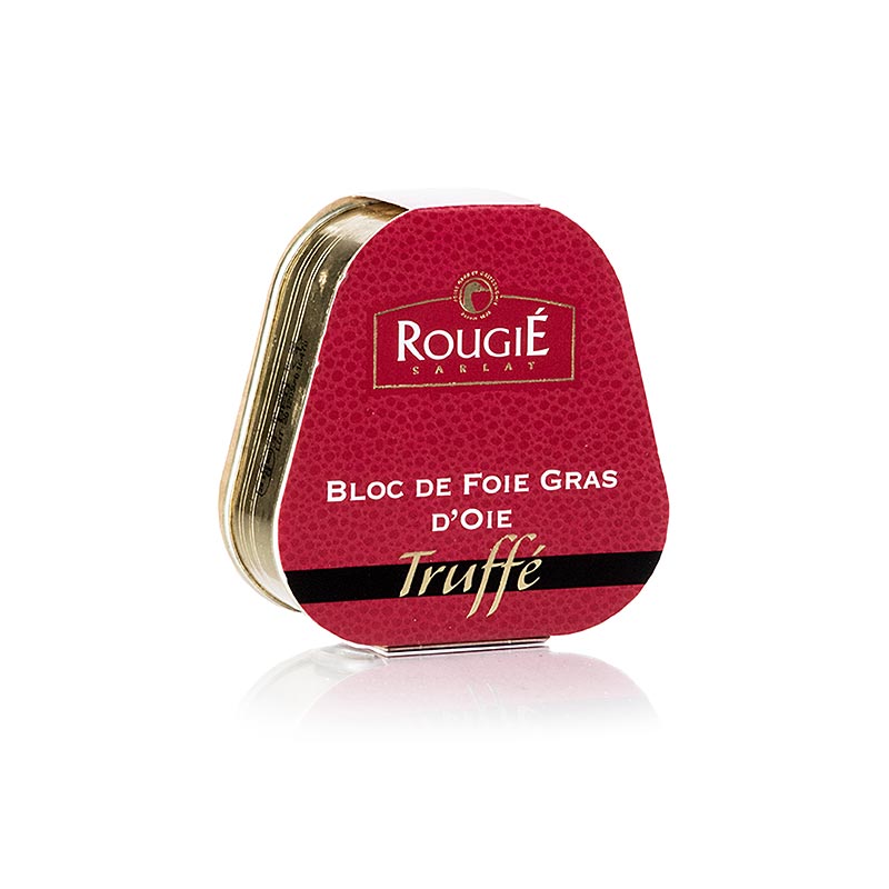 Rougie - Gänsestopfleberblock, 3% Trüffel, Foie Gras, Trapez, 75 g