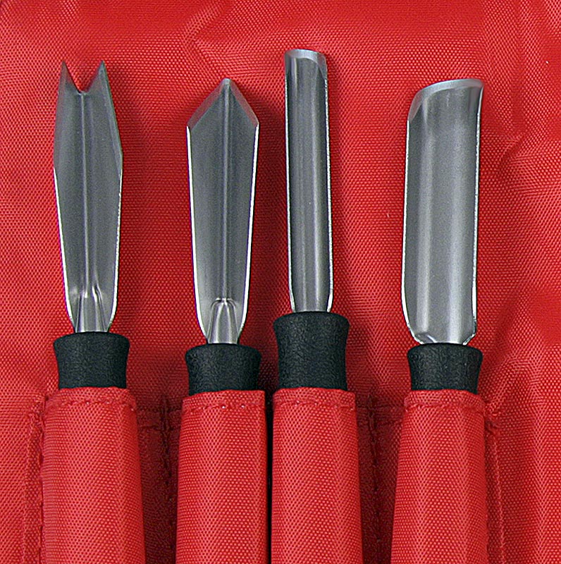 Triangle - Schnitzmesserset "Professional" 8-tlg., Edelstahl, Triangel, Set