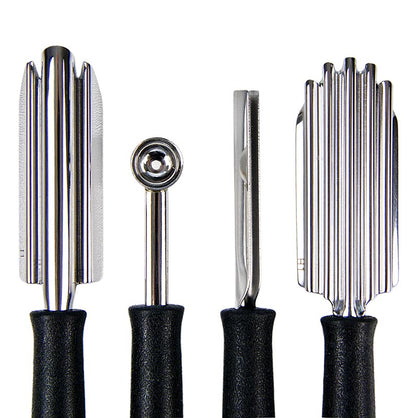 Triangle - Schnitzmesserset "Special": Schnitz- und Kerbmesser, Kugelformer, Edelstahl, 8 tlg.