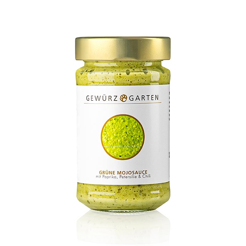 Gewürzgarten Grüne Mojosauce, mit Paprika, Chili und Blattpetersilie, 225 ml