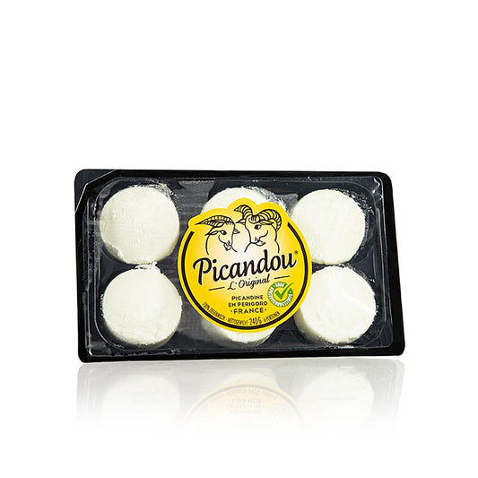Picandou Ziegenfrischkäse in Talern, 240 g, 6 x 40 g
