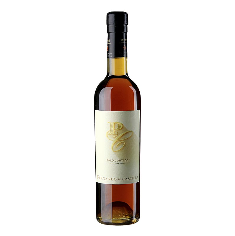 Sherry Antique Palo Cortado, dry, 20 % vol., Rey Fernando de Castilla, 93 PP, 500 ml