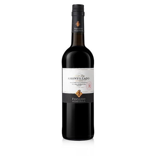 Sherry Classic Amontillado, dry, 17 % vol., Rey Fernando, 90 WS, 750 ml
