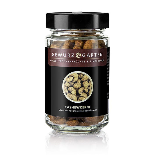 Gewürzgarten Cashewkerne, ganz, mit Rauchgewürz, 110 g