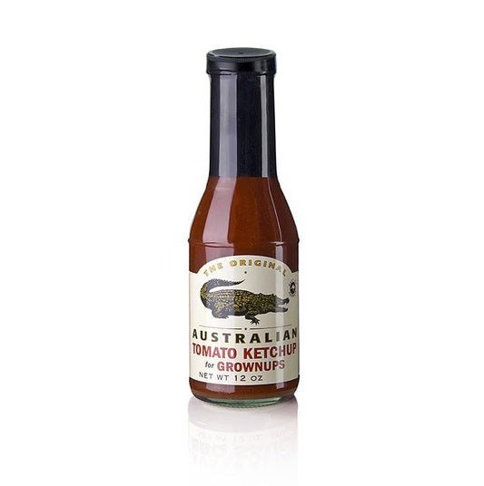 Australian Tomato Ketchup, leichte Jalapeno-Schärfe, The Original, 355 ml
