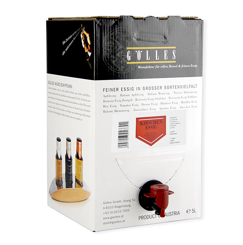 Gölles Kirsch-Essig, 5% Säure, 5 L