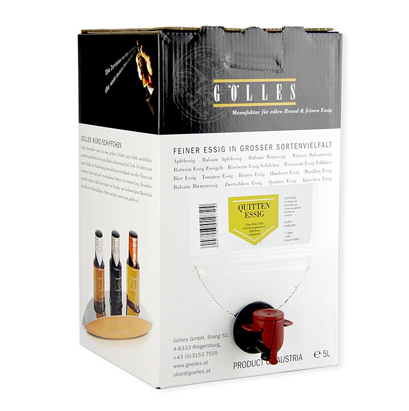 Gölles Quitten-Essig, 5% Säure, 5 L