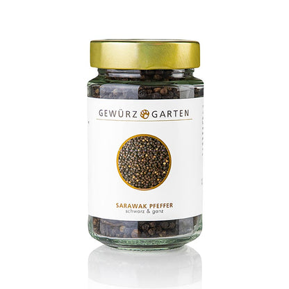 Gewürzgarten Sarawak Pfeffer, schwarz, ganz, 130 g