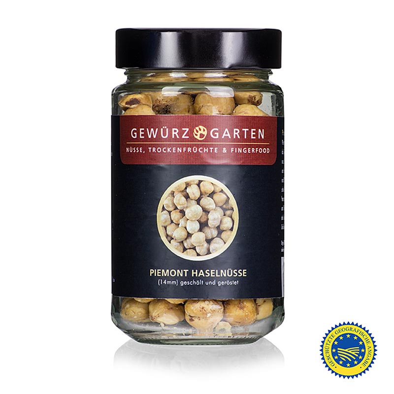 Gewürzgarten Haselnüsse Piemont g.g.A., ganz, geschält und geröstet, 14mm, 110 g
