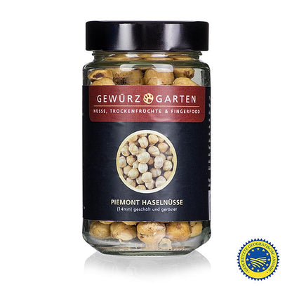 Gewürzgarten Haselnüsse Piemont g.g.A., ganz, geschält und geröstet, 14mm, 110 g