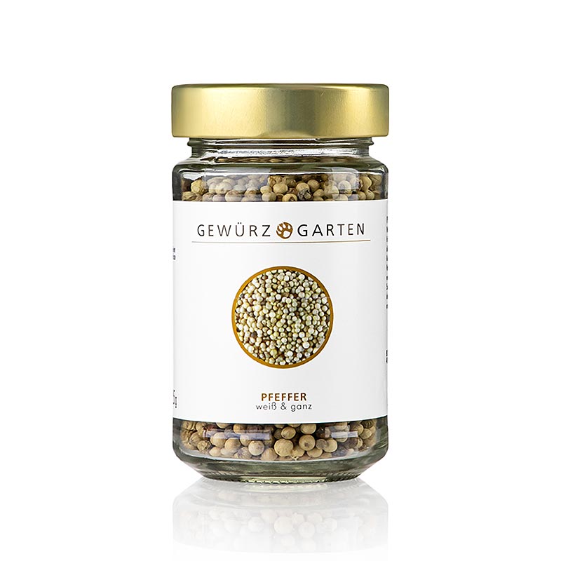 Gewürzgarten Pfeffer, weiss, ganz, 135 g