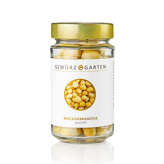 Gewürzgarten Macadamia Nüsse, geschält, ungesalzen, 120 g