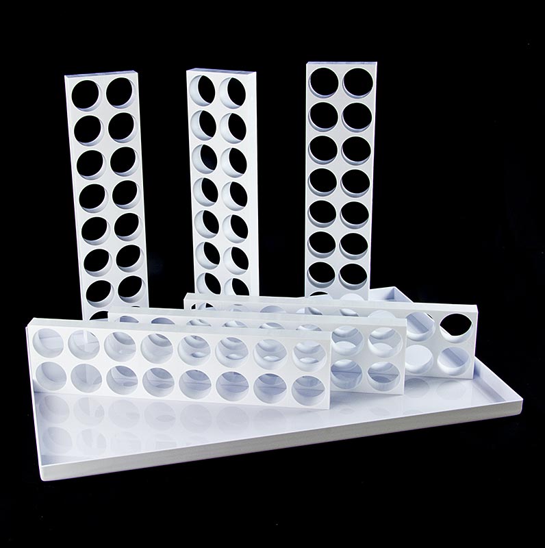 Petits Fours Multiform, Kunststoff, für 96 Minikuchen ø 40mm, 40x60cm, 1 St